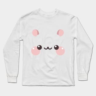 Cute hamster face Long Sleeve T-Shirt